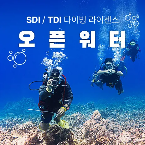 괌 오픈워터 자격증