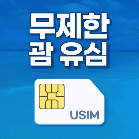 괌 데이터 무제한 유심